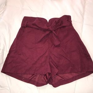 Paperbag shorts
